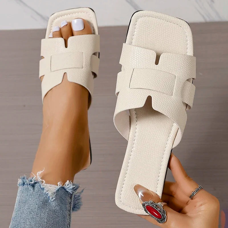 Valencia | Cut-Out Slide Sandals
