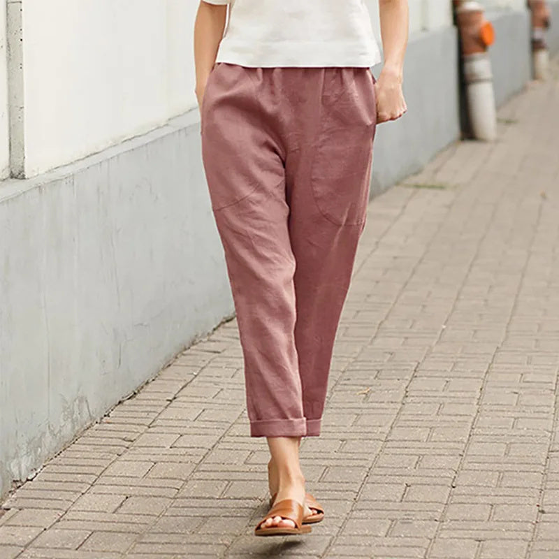 Kriza | Wide Leg Pants with Pockets
