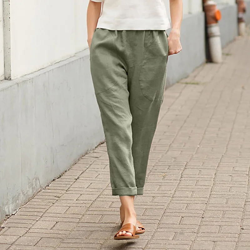 Kriza | Wide Leg Pants with Pockets