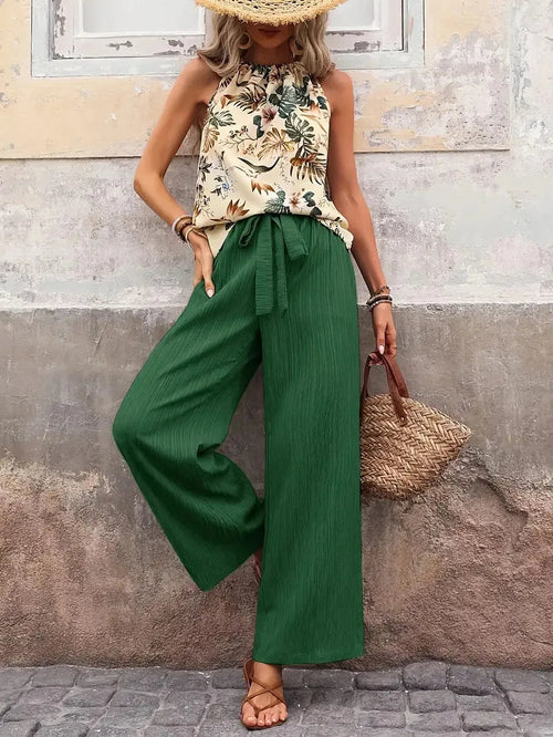 Antonette | Elegant Sleeveless Two-Piece Set