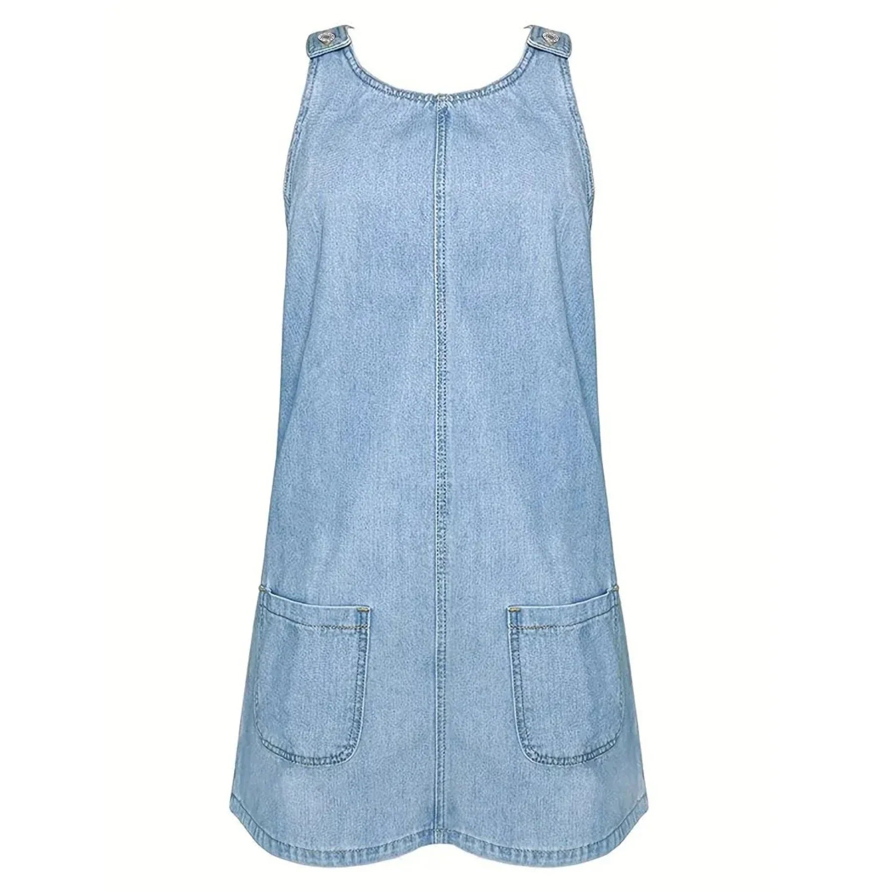 Saylor Relaxed Denim-Look Dress