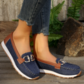 Esme | Flat Buckle Loafers
