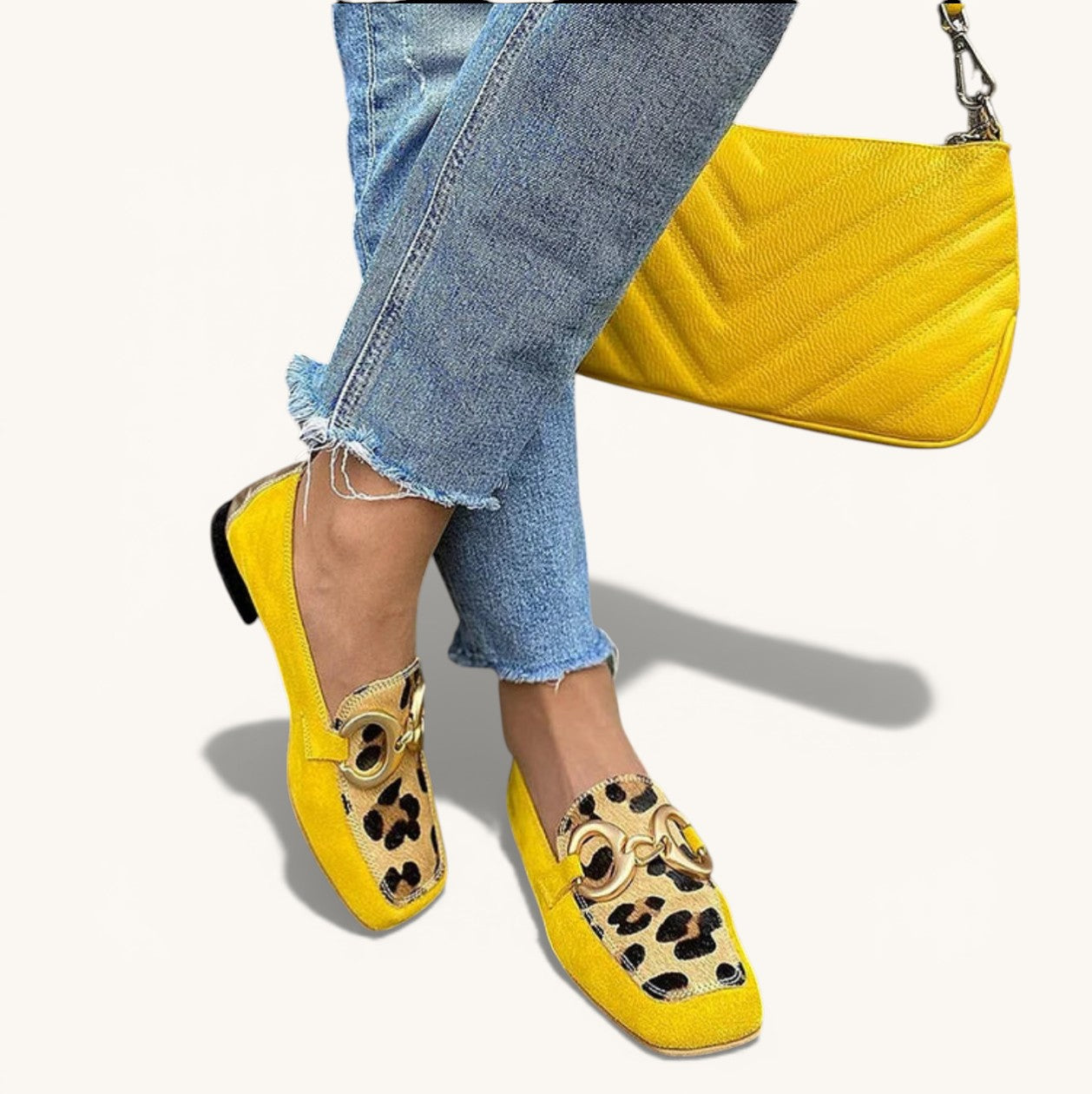 Stelle | Animal Print Loafers