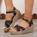 Daphnie | Elegant Wedge Sandals