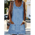 Saylor Relaxed Denim-Look Dress
