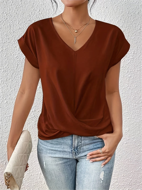 Alice | Flowing V-Neck Blouse