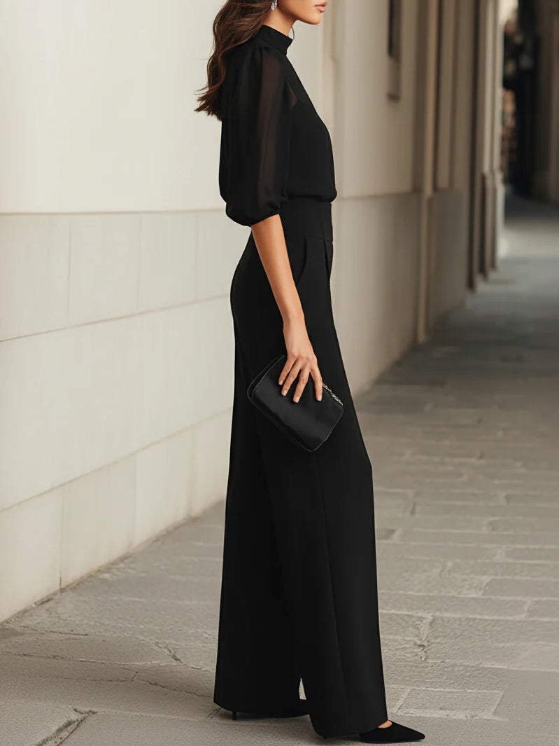 Nicole | Three-Piece Camisole and Wide Pants Set
