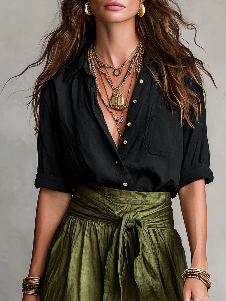 River | Two-Piece Top and Midi Skirt Set