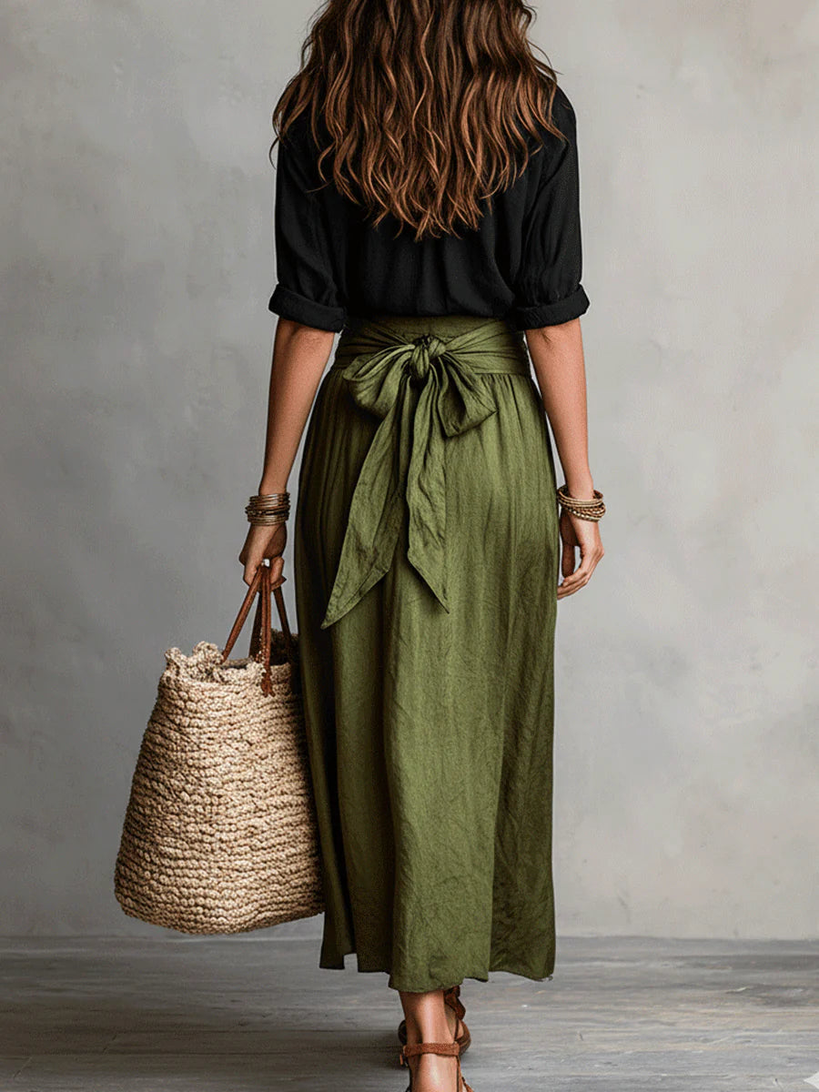 River | Two-Piece Top and Midi Skirt Set