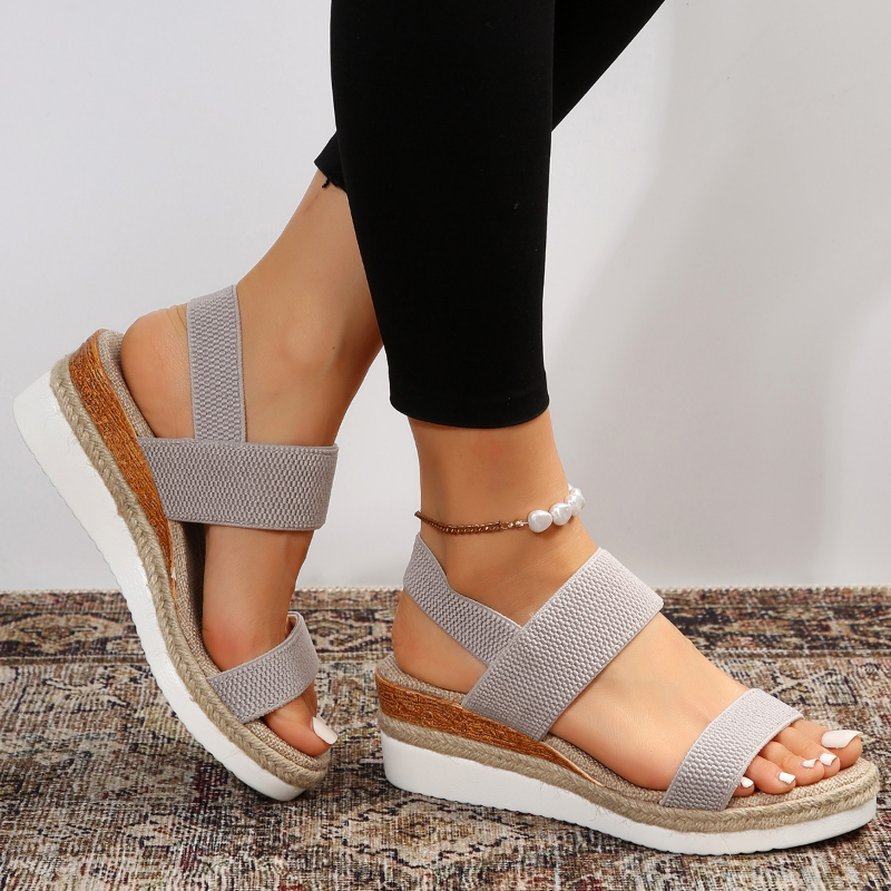 Monaco | Woven Platform Sandals