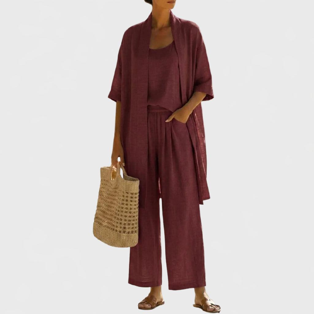 Light Breathable Elegant Three-Piece Set
