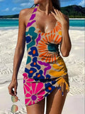 Fiesta | Graphic Floral Tankini with Shorts