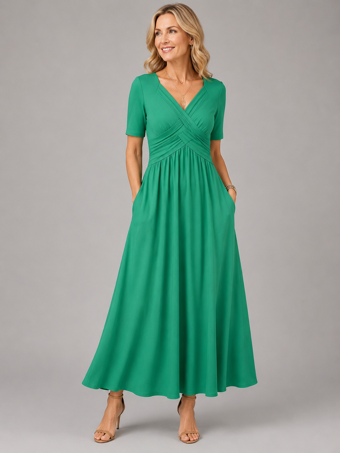 Angeli |  Elegant Midi Dress