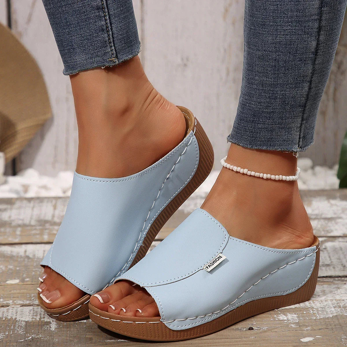 Ella | Slip-On Platform Sandals
