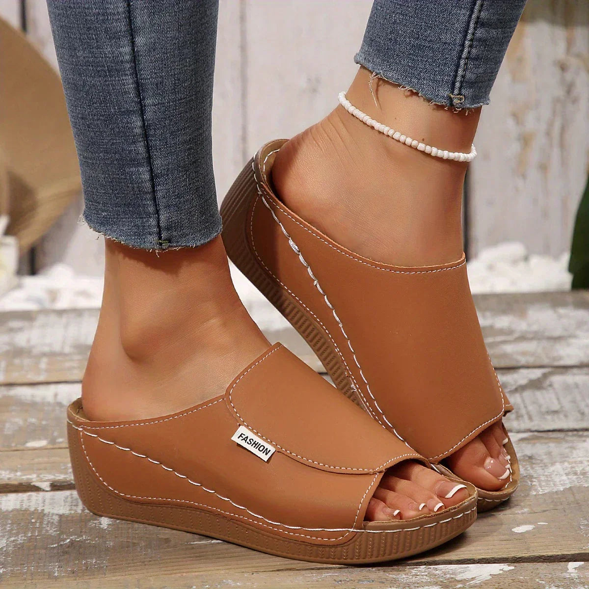 Ella | Slip-On Platform Sandals