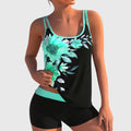 Flor | Floral Tankini with Shorts