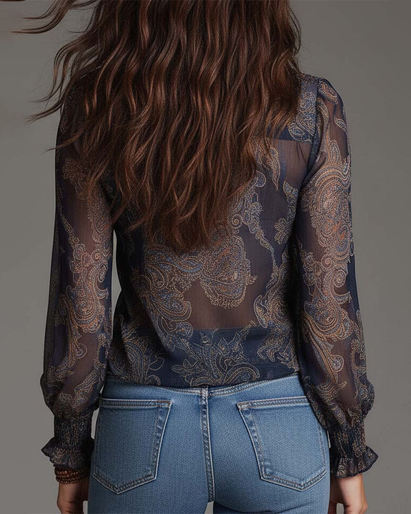 Kim 1/2 Zip Blouse