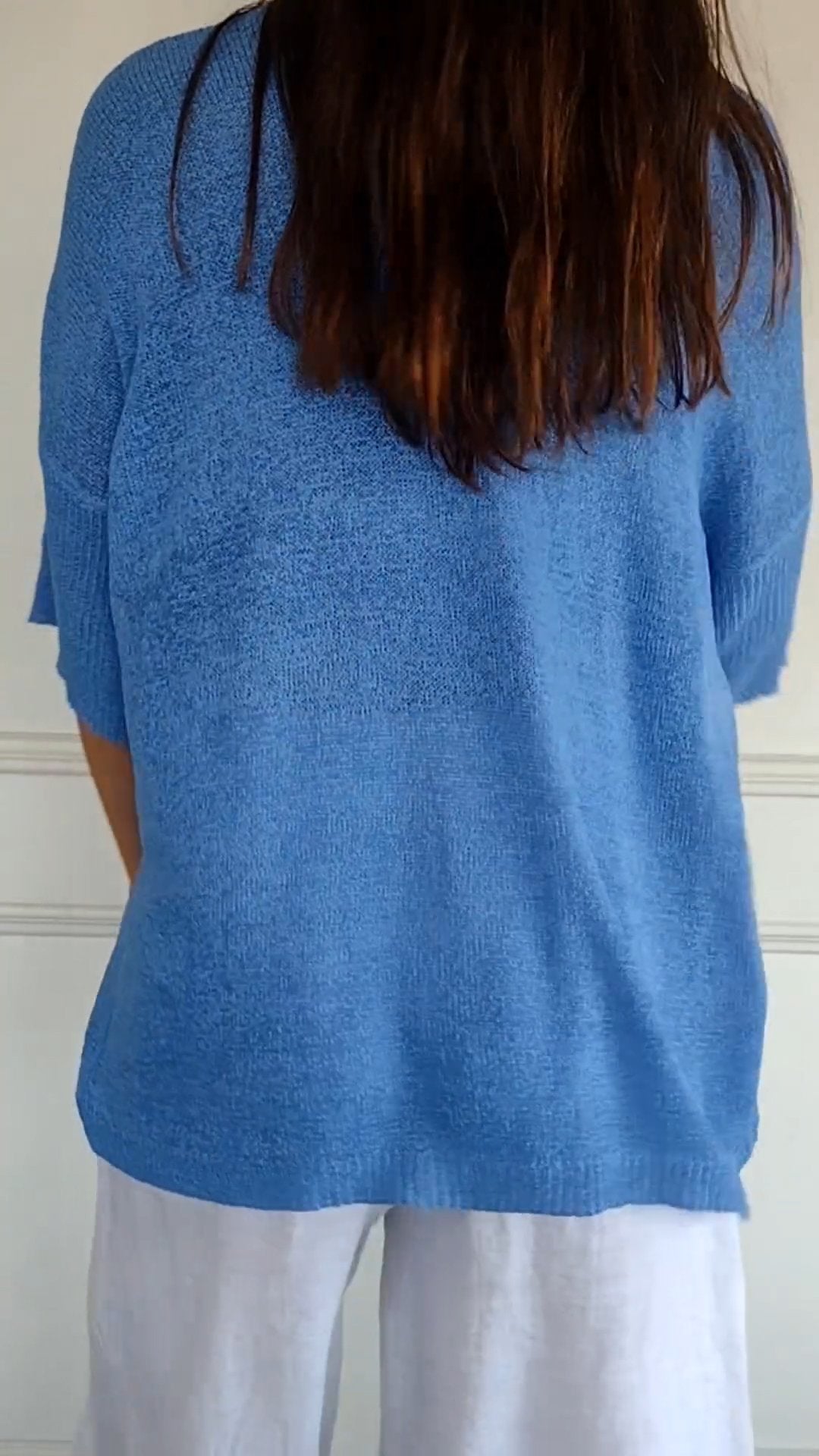 Anna Knit Top with V-Neck