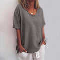 Quina Versatile Linen Blouse
