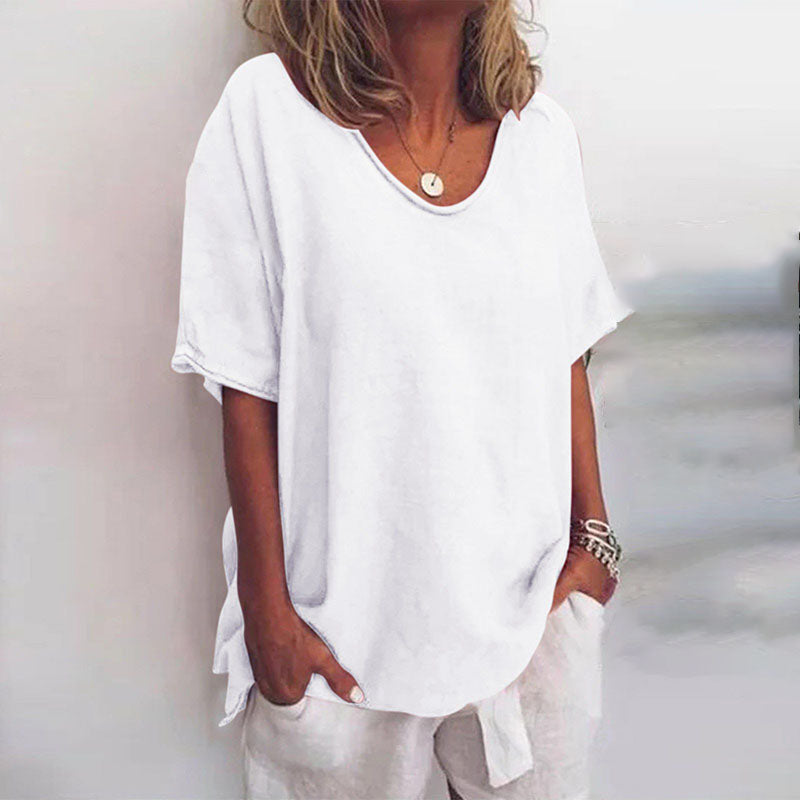 Quina Versatile Linen Blouse