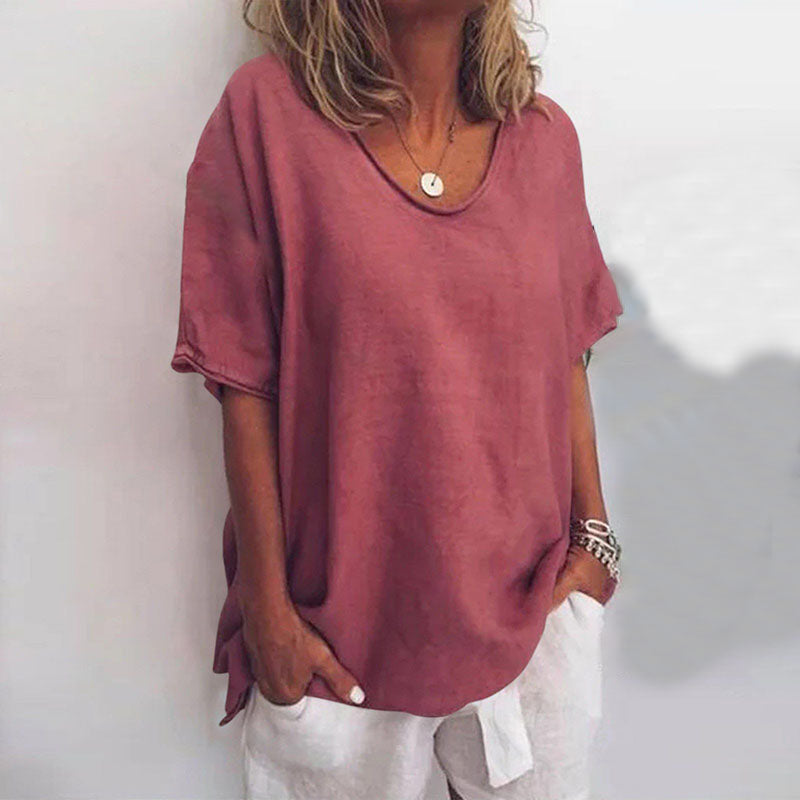 Quina Versatile Linen Blouse
