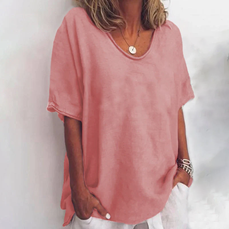 Quina Versatile Linen Blouse