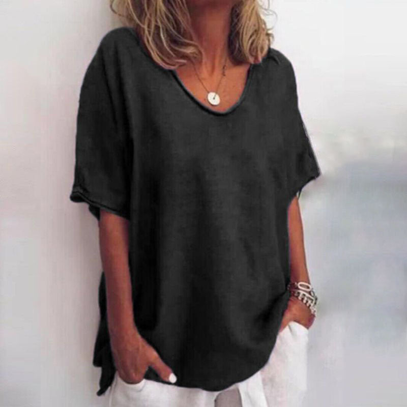Quina Versatile Linen Blouse