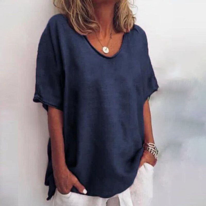Quina Versatile Linen Blouse
