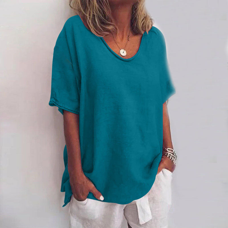 Quina Versatile Linen Blouse