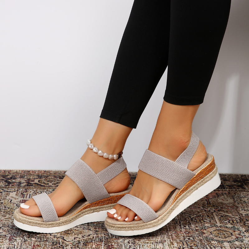 Monaco | Woven Platform Sandals