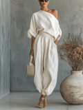 Mila | Off-the-Shoulder Two-Piece Set