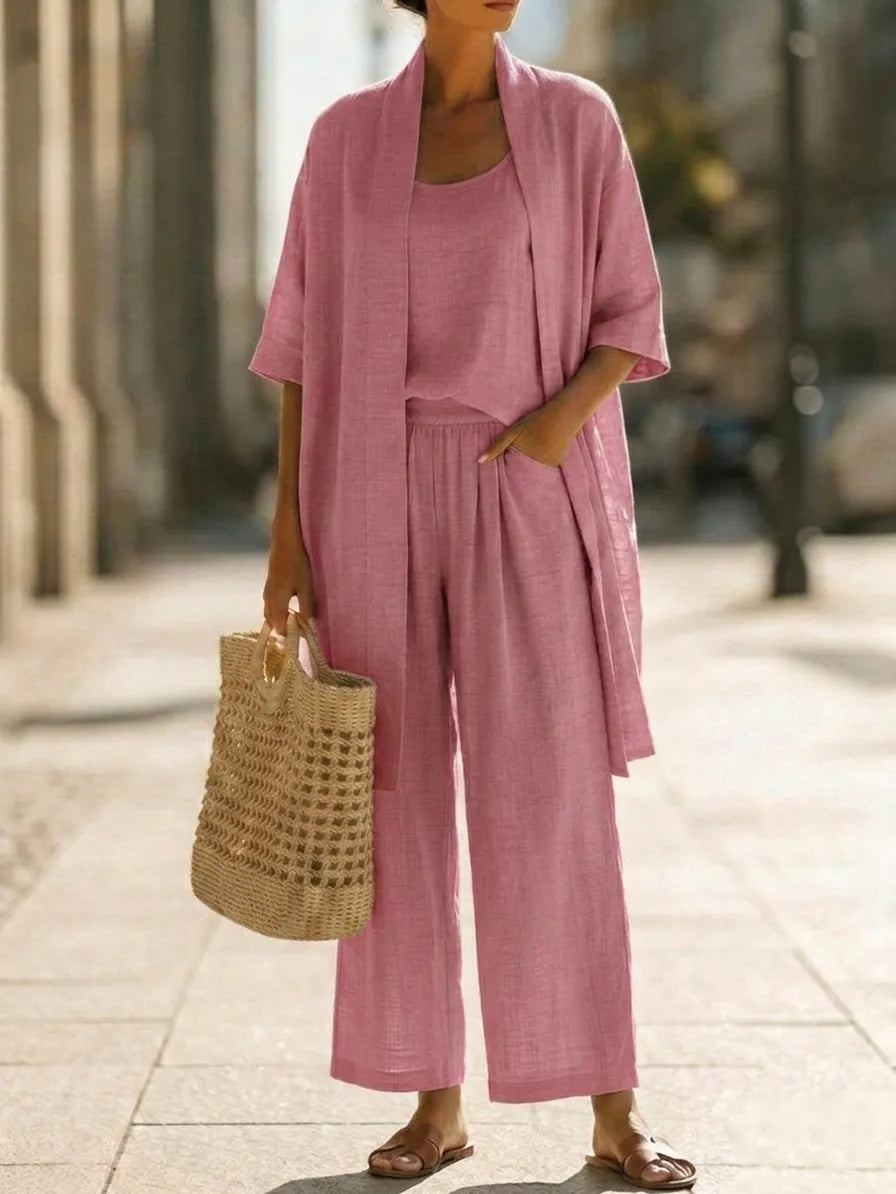 Light Breathable Elegant Three-Piece Set