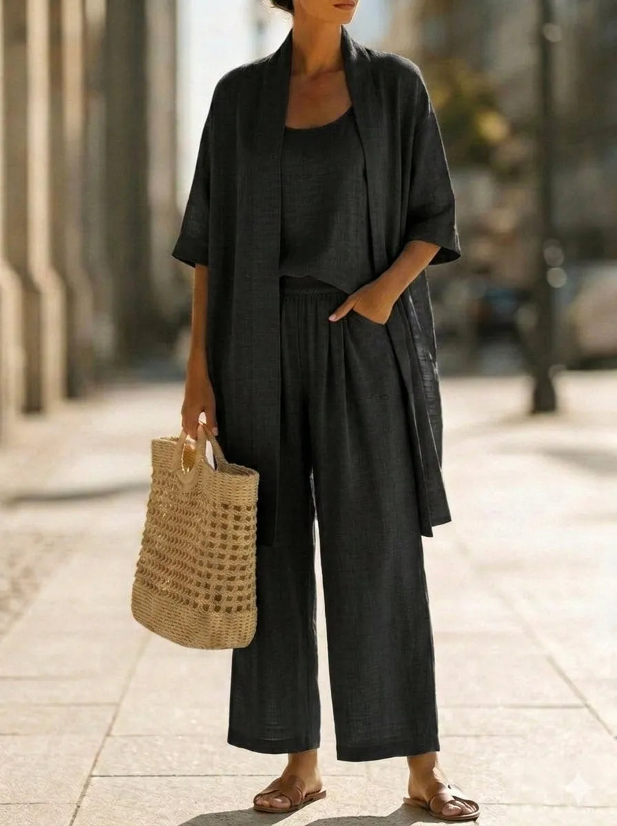 Light Breathable Elegant Three-Piece Set