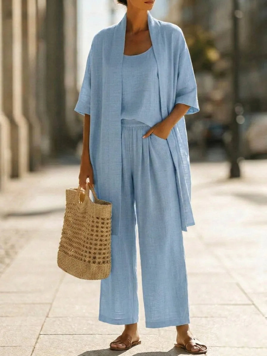 Light Breathable Elegant Three-Piece Set