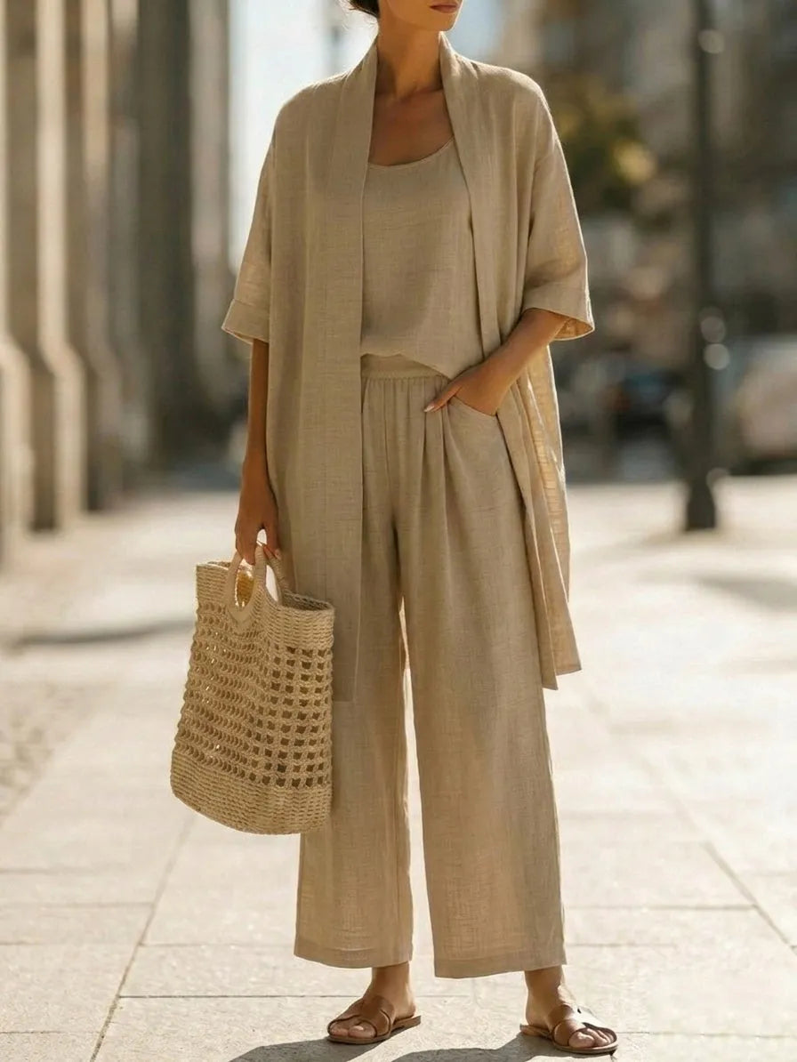 Light Breathable Elegant Three-Piece Set