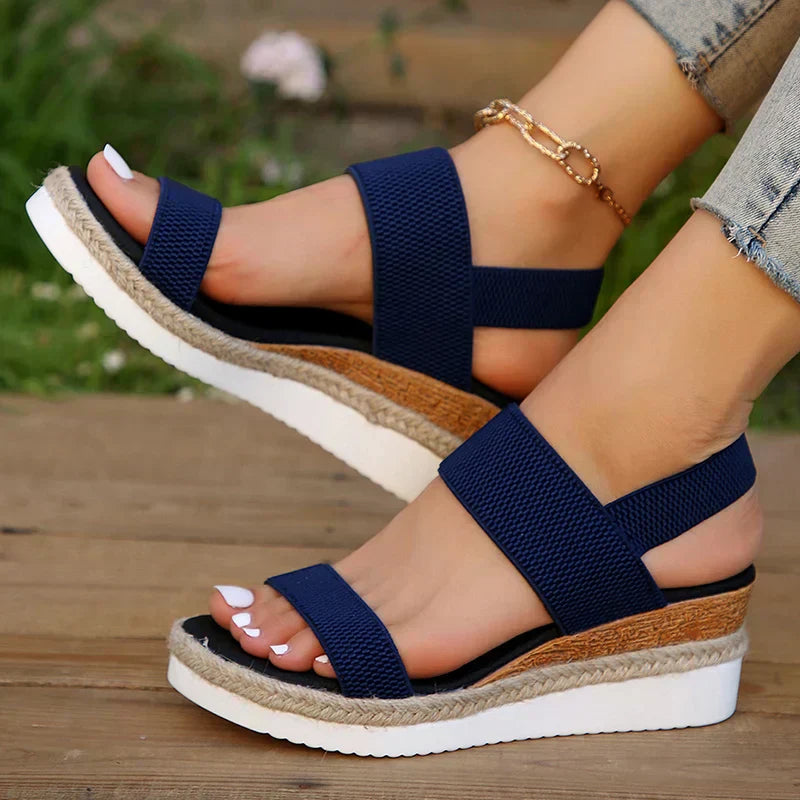 Monaco | Woven Platform Sandals